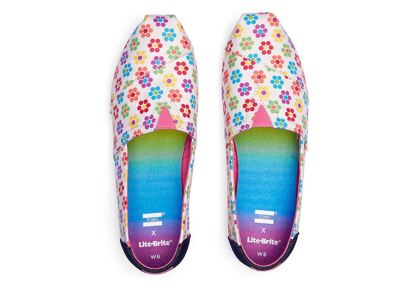 Toms Espadryle Damskie Kolorowe - Alpargata Lite Brite - 92DPCEKNZ